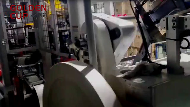 Servo cup machine (rotary paper feeder)